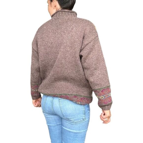 Vintage Express Tricot Wool Blend Pullover Sweater Tunic Length Women Size S - Picture 3 of 11